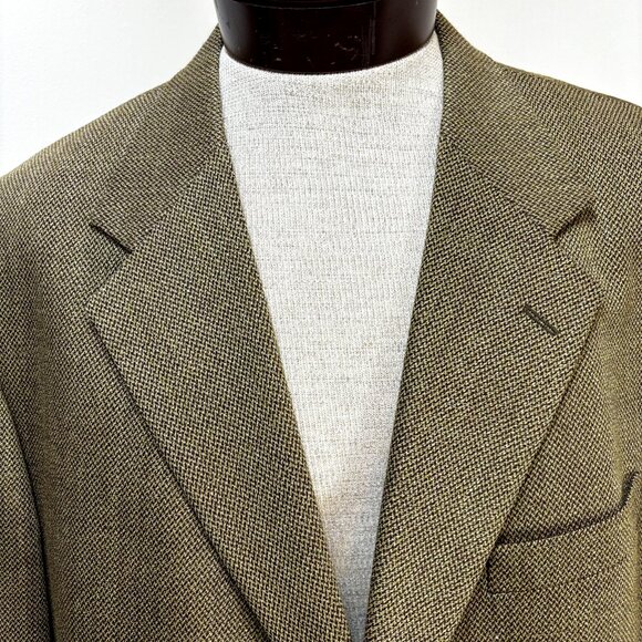 Tallia Uomo For Nordstrom Men's‎ Sport Coat Blazer 46L Wool Textured Suit Jacket - Picture 3 of 12